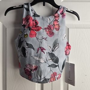 Athleta Women's Blue Conscious Crop Printed A-C Floral Print Size XS